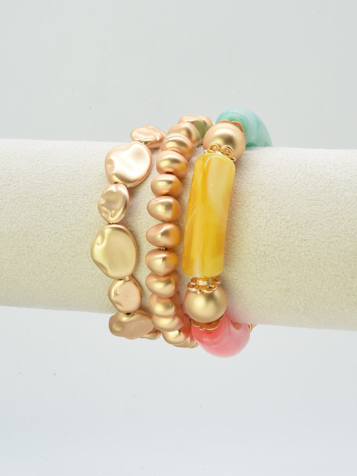 CB2331 Layna 3 Piece Stretch Bracelet - MiMi Wholesale