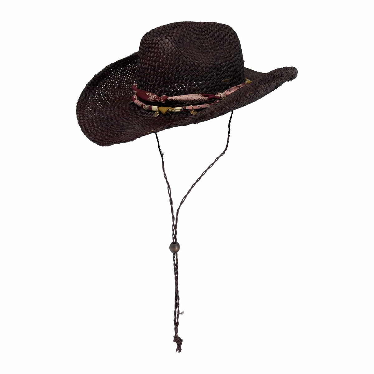 CBC0141 Wendy Raffia Cowboy Hat - MiMi Wholesale