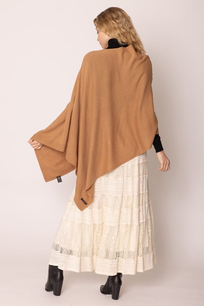 CCP320056 Solid Scarf Poncho - MiMi Wholesale