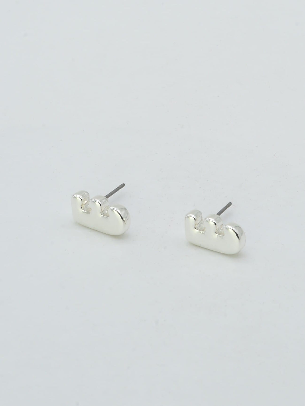 CE3216 Bubble Letter Stud Earrings - MiMi Wholesale