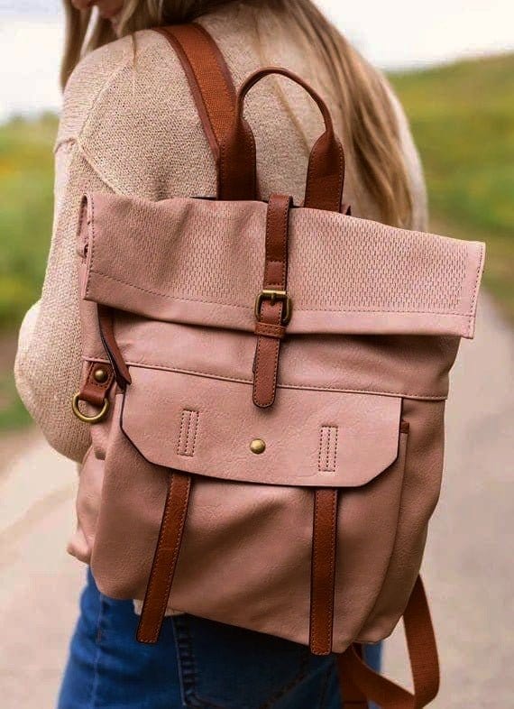 CJF080 - 1 Laser Cut Flap Backpack - MiMi Wholesale