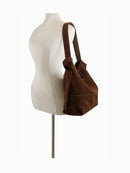 CJF116 2 in 1 Suede Hobo Bag With Pouch - MiMi Wholesale