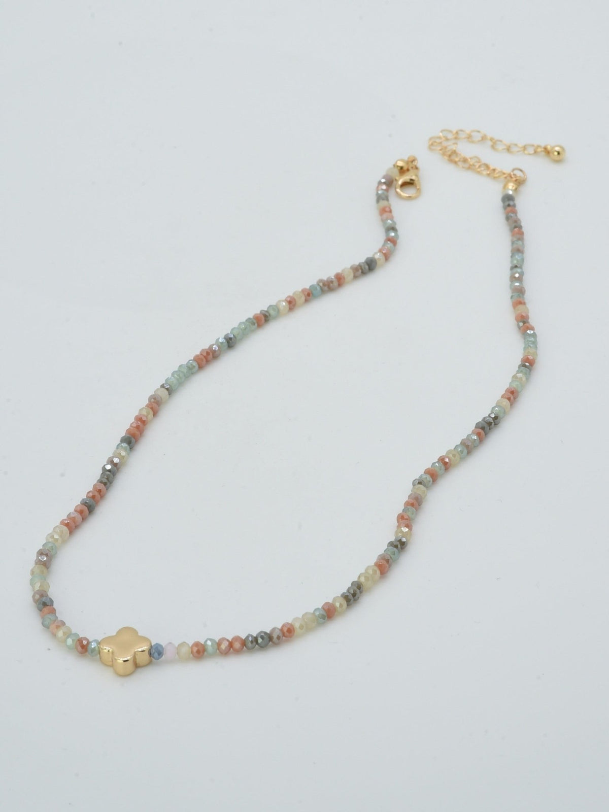 CN4371 Clover Pendant Necklace - MiMi Wholesale