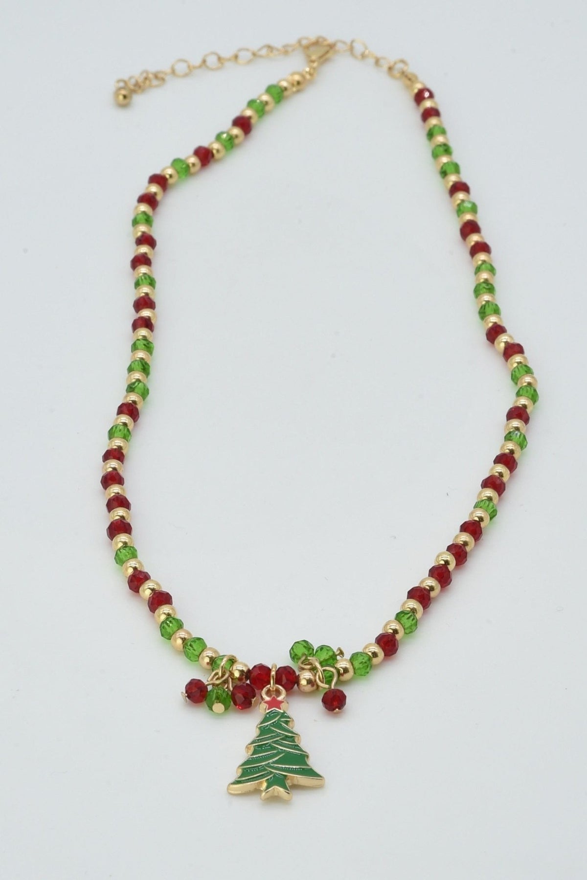 CN4391 Christmas Tree Pendant Necklace - MiMi Wholesale