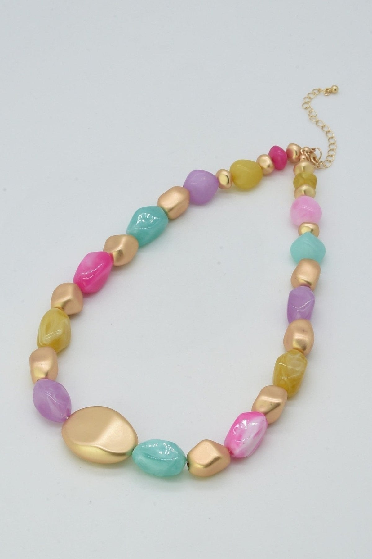 CN4409 Acrylic CCB Necklace - MiMi Wholesale