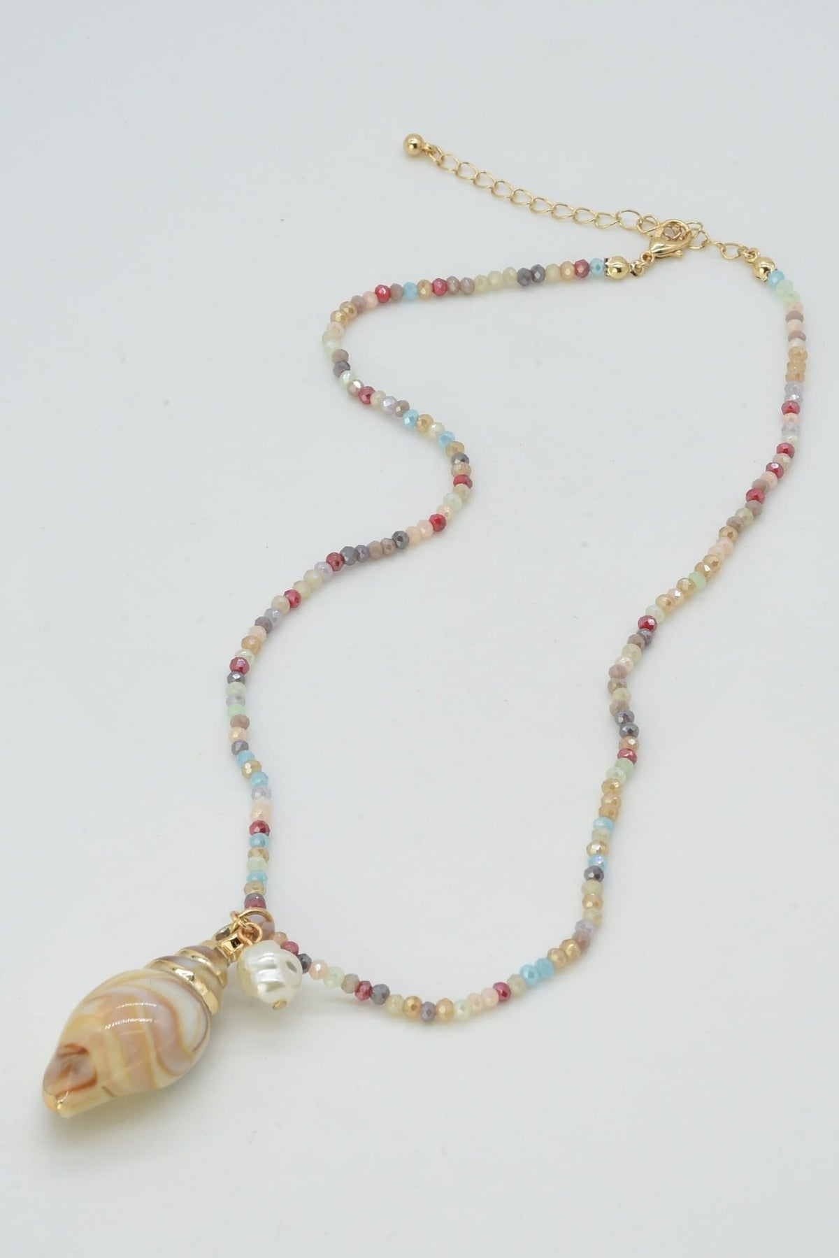 CN4417 Conch Shell Pendant Necklace - MiMi Wholesale