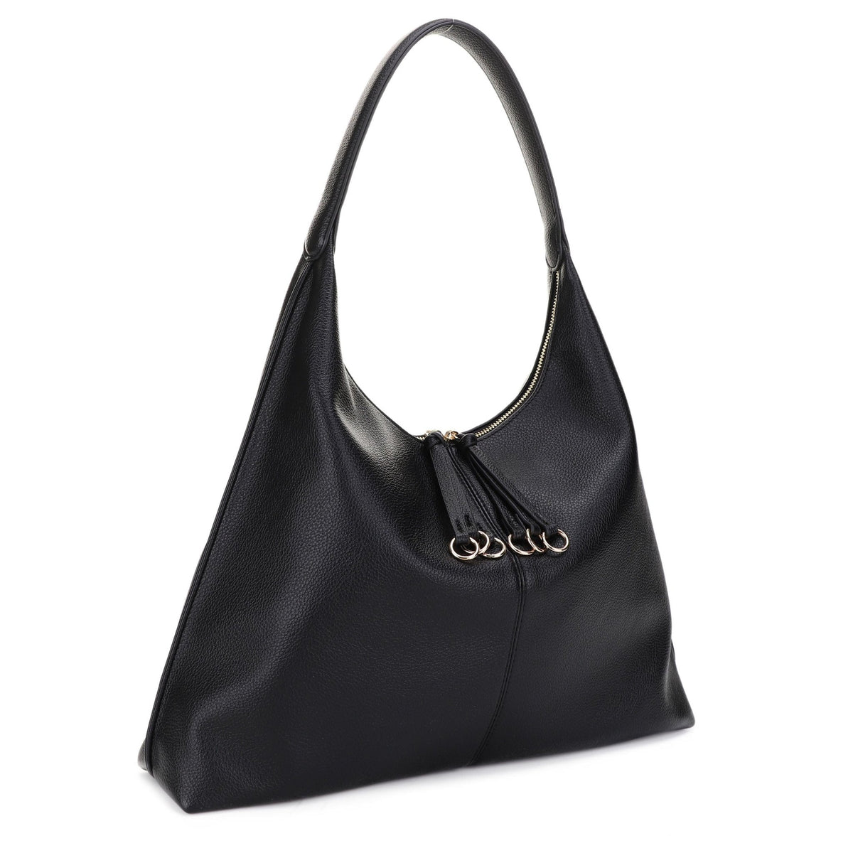EJ60351 - 6 Kristina Hobo Tote Bag Tassel Detail - MiMi Wholesale