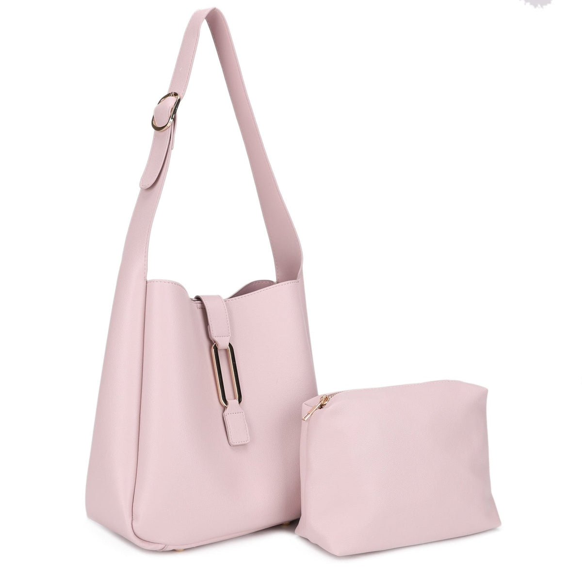 EJ60376 Naeli Tote Bag With Pouch - MiMi Wholesale