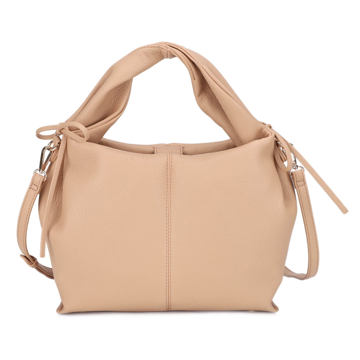 ES32298 Bonnie Satchel/Crossbody Bag With Ribbon Detail - MiMi Wholesale