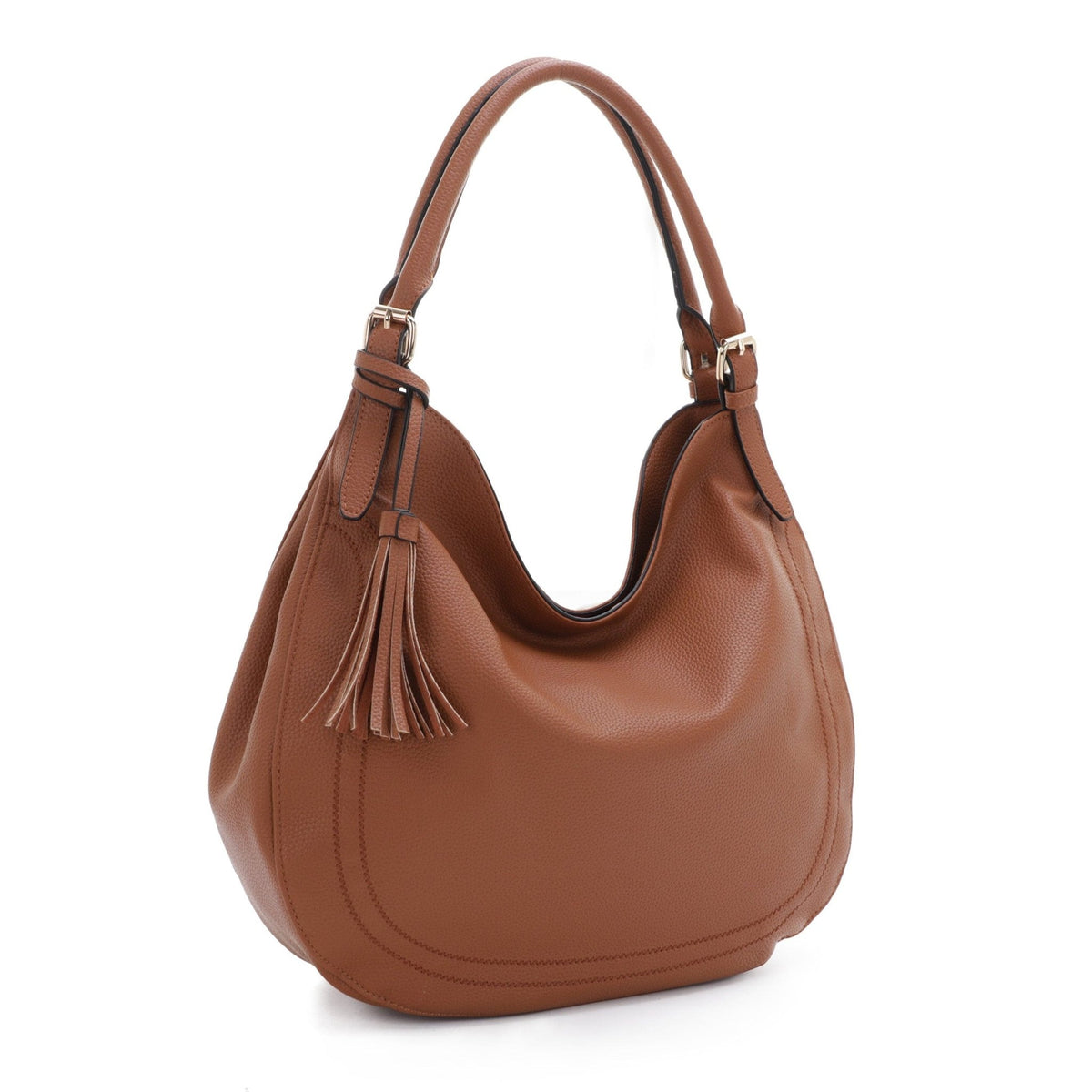 FC20487 Quincy Hobo Tote Bag With Tassel - MiMi Wholesale