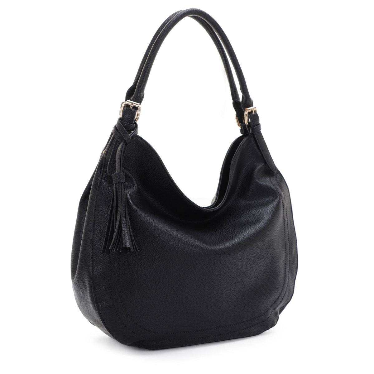 FC20487 Quincy Hobo Tote Bag With Tassel - MiMi Wholesale
