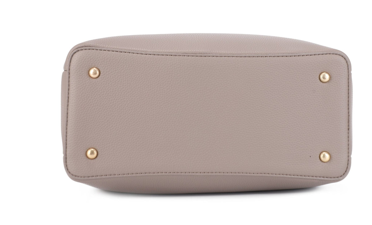 FC30122 Jia Three Compartment Satchel With Bow - MiMi Wholesale