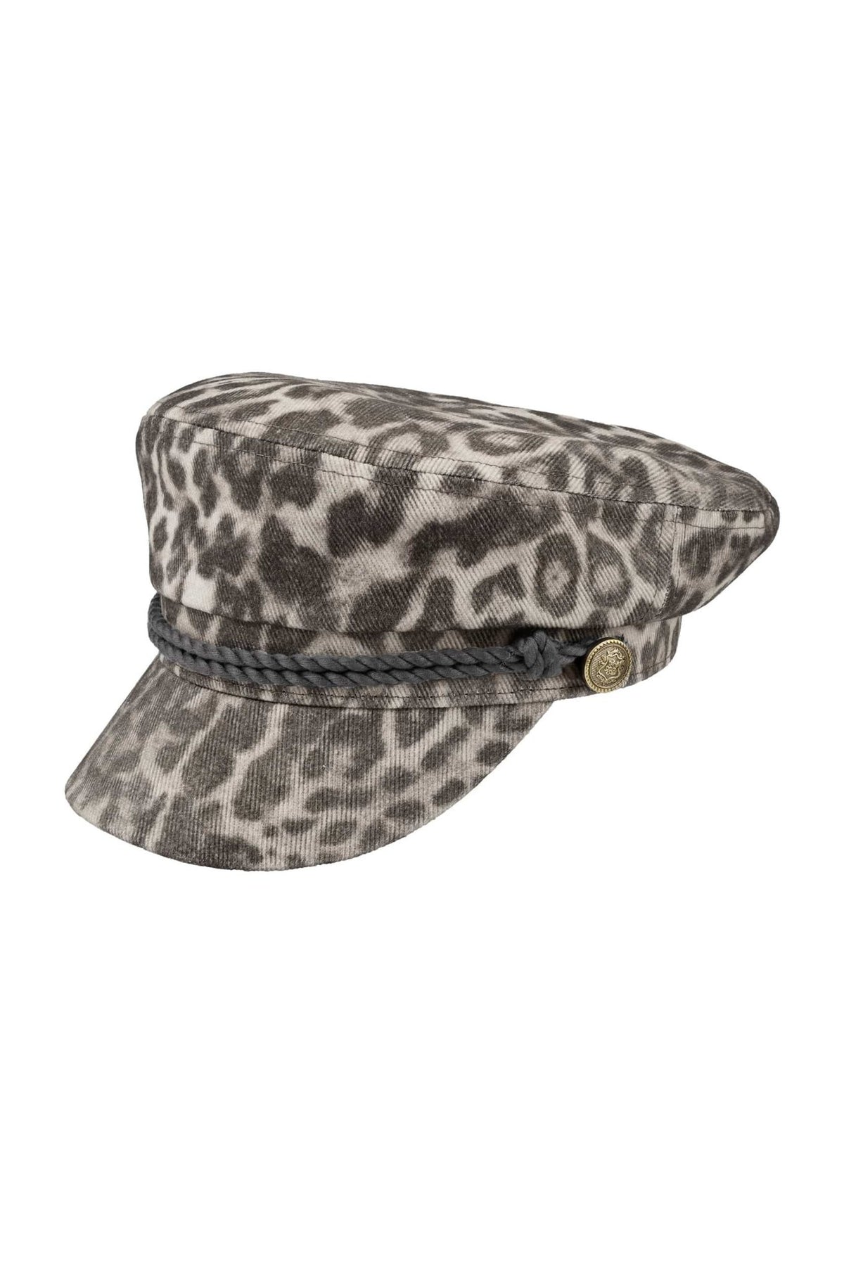 FHE0159 Vivian Cotton Leopard Fisherman Cap - MiMi Wholesale