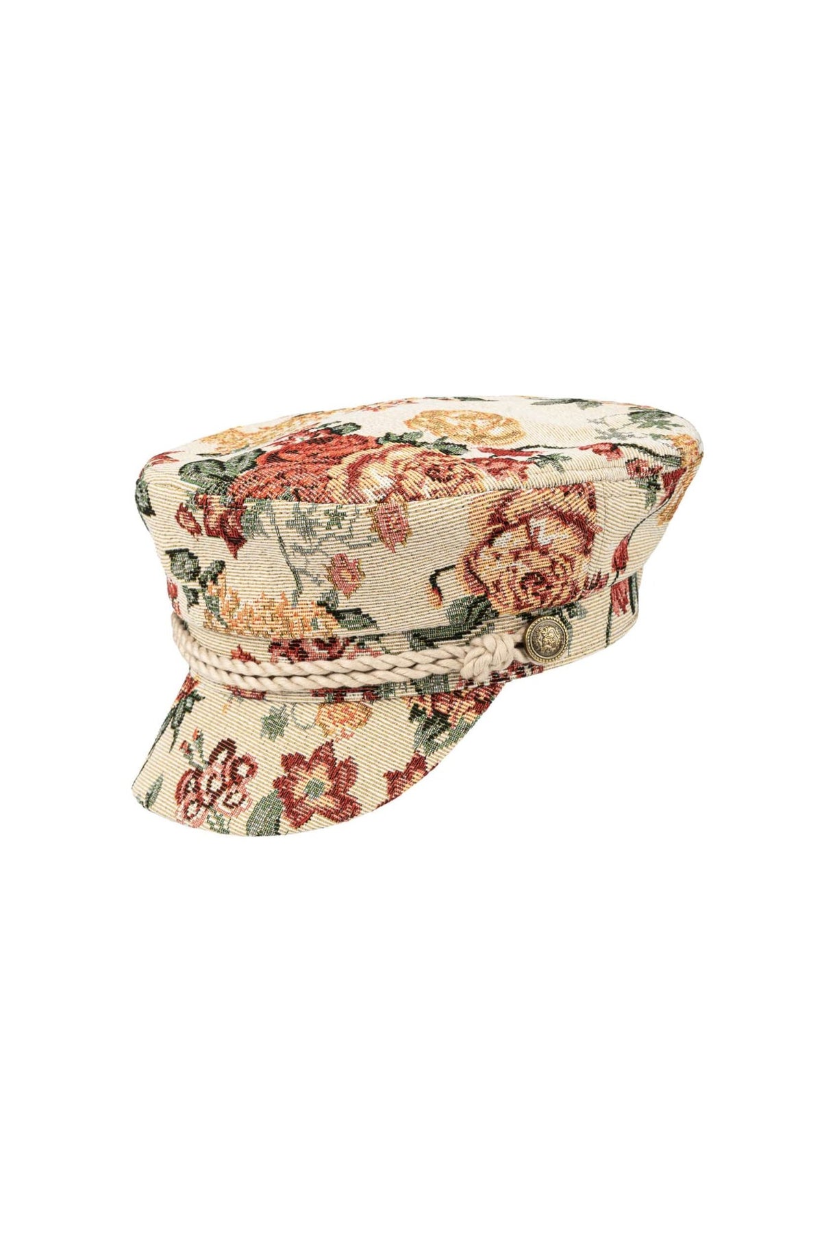 FHE0177 Celeste Floral Jacquard Fisherman Cap - MiMi Wholesale