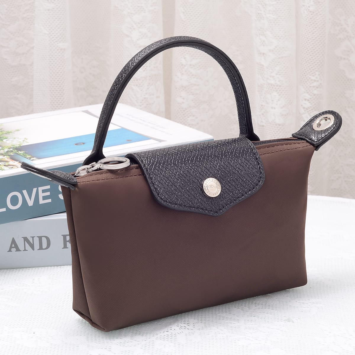 HE781 Eleanor Nylon Mini Crossbody Bag - MiMi Wholesale