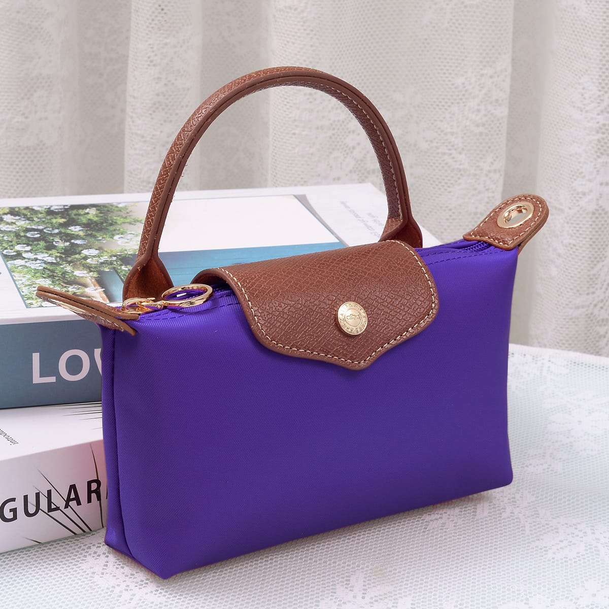 HM781 Penny Nylon Mini Crossbody Bag - MiMi Wholesale