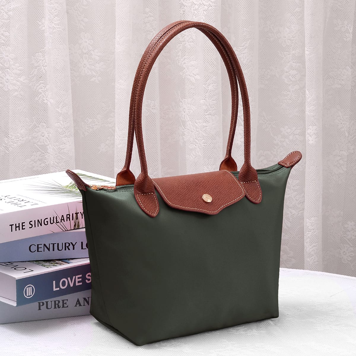 HM783 Shiloh 13 inch Nylon Tote Bag - MiMi Wholesale