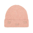 HTE0148 Pearl Bow Charm Cuff Beanie - MiMi Wholesale