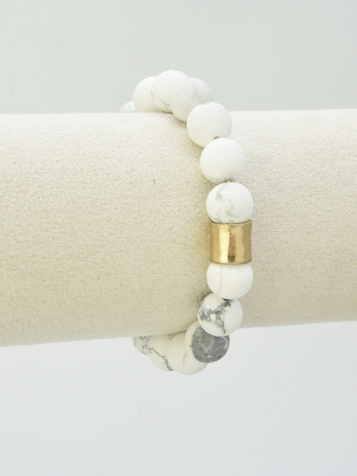 JB6004 Gold Accent Beaded Bracelet - MiMi Wholesale