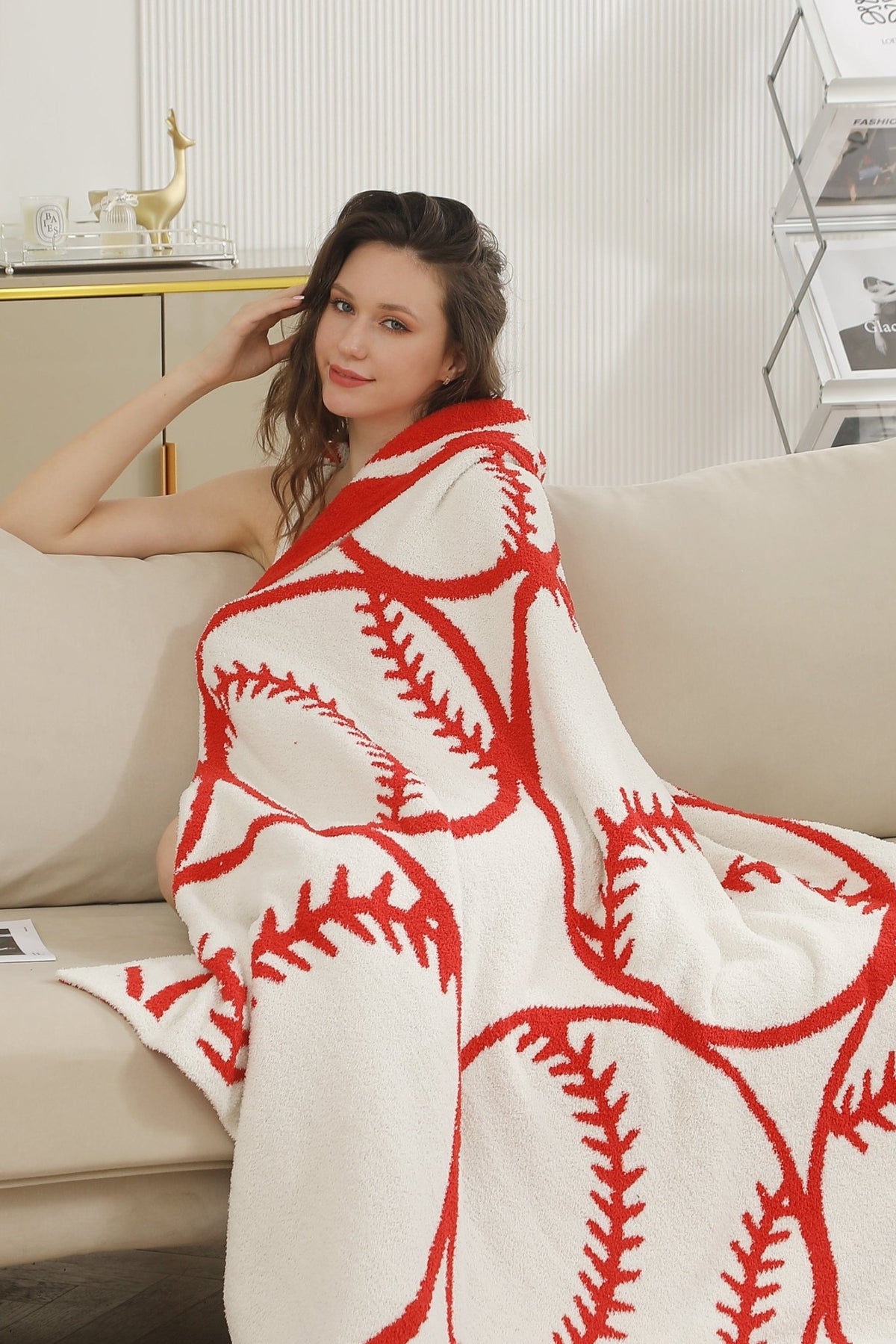 JCL4320 Super Lux Baseball Blanket - MiMi Wholesale