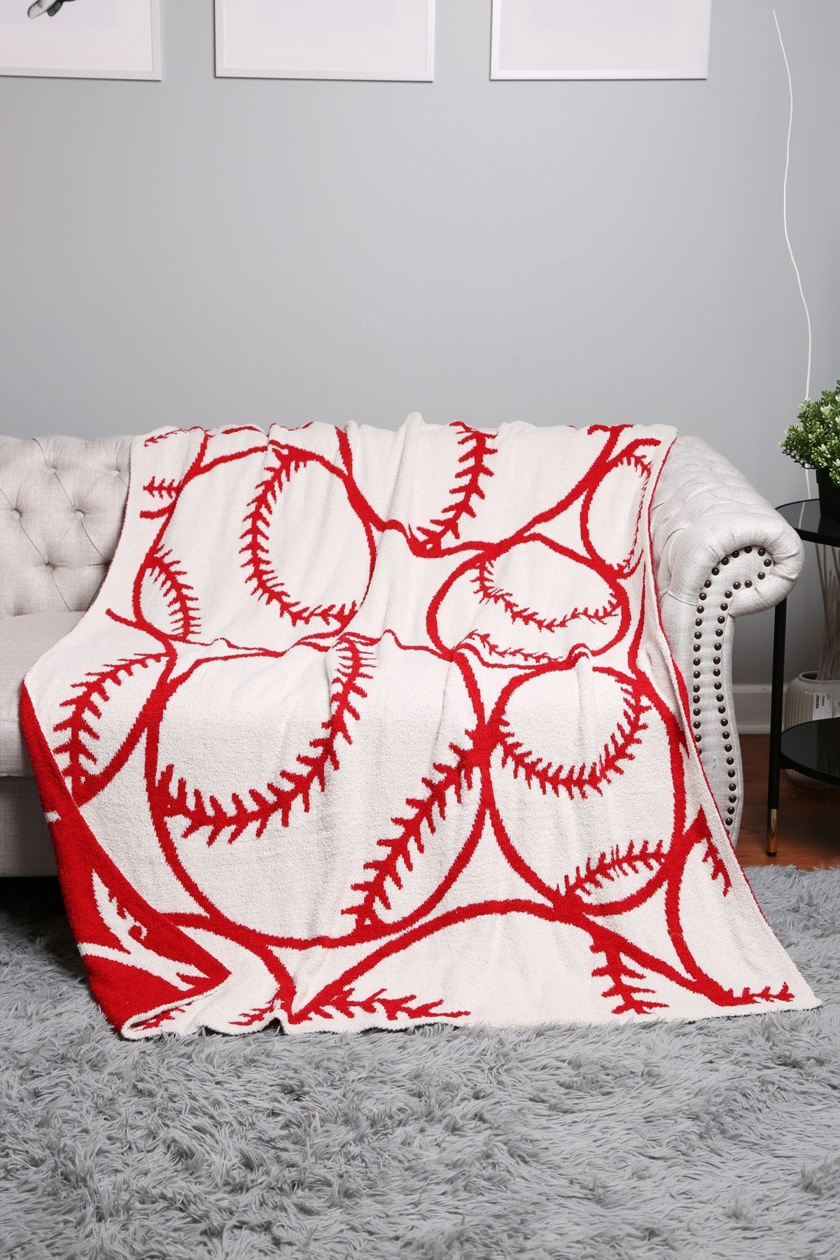 JCL4320 Super Lux Baseball Blanket - MiMi Wholesale
