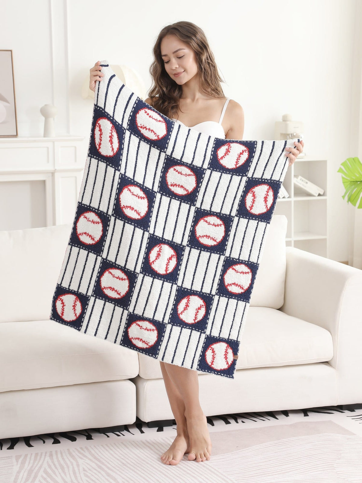 JCL6084K Children's Baseball Throw Blanket - MiMi Wholesale