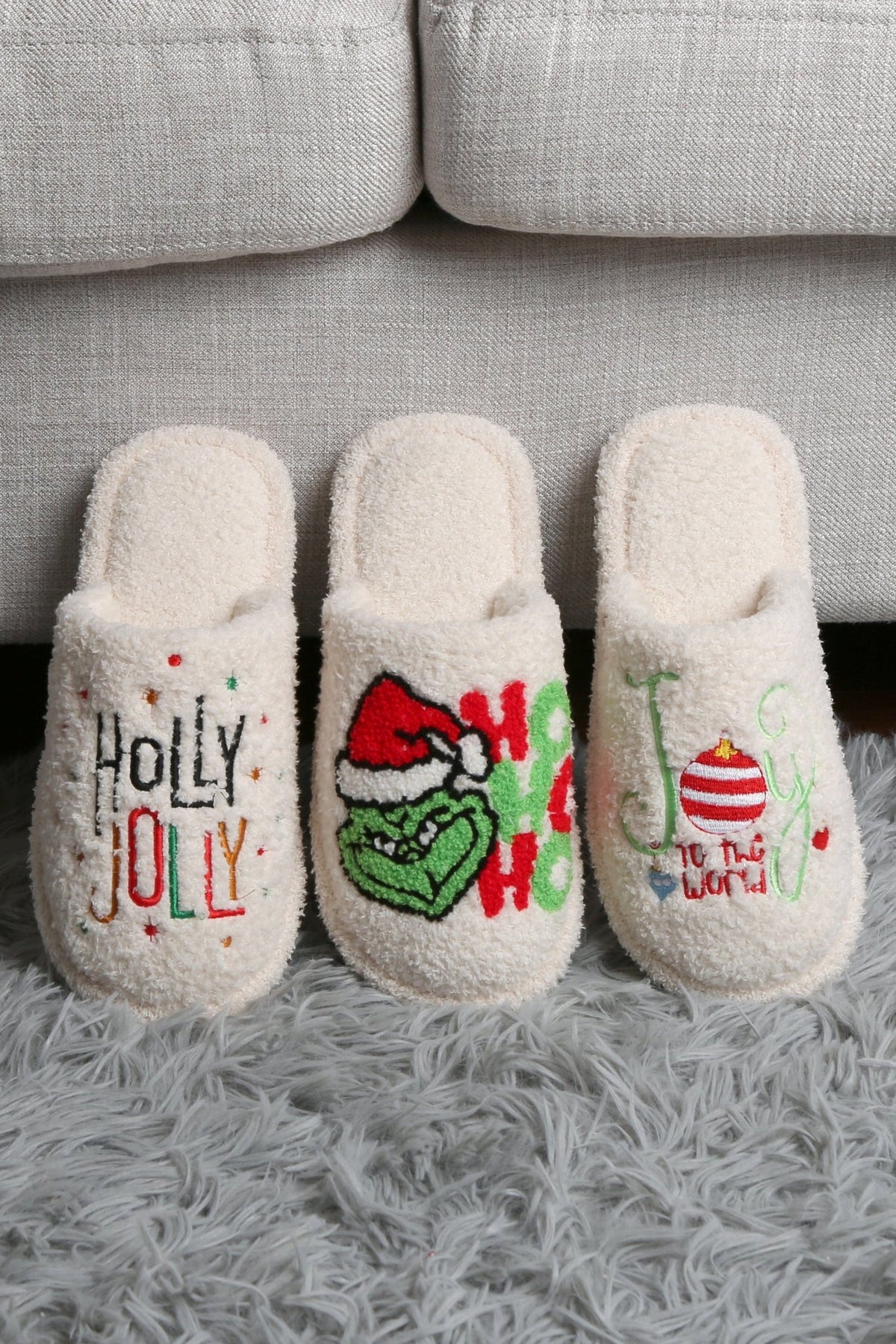 JCL6120 Super Lux Christmas Slippers - MiMi Wholesale