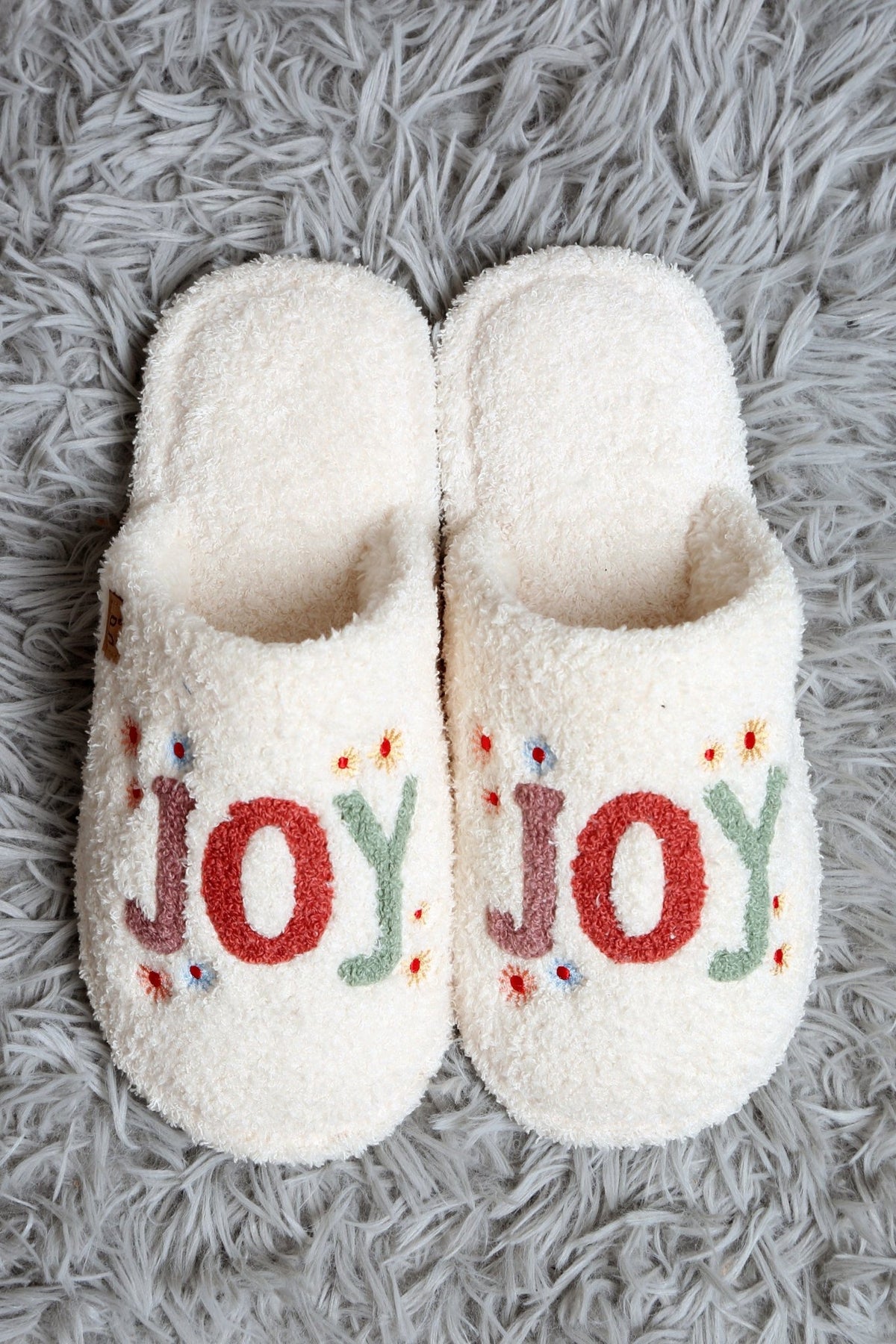 JCL6135 Super Lux Love, Hope, Joy Slippers - MiMi Wholesale