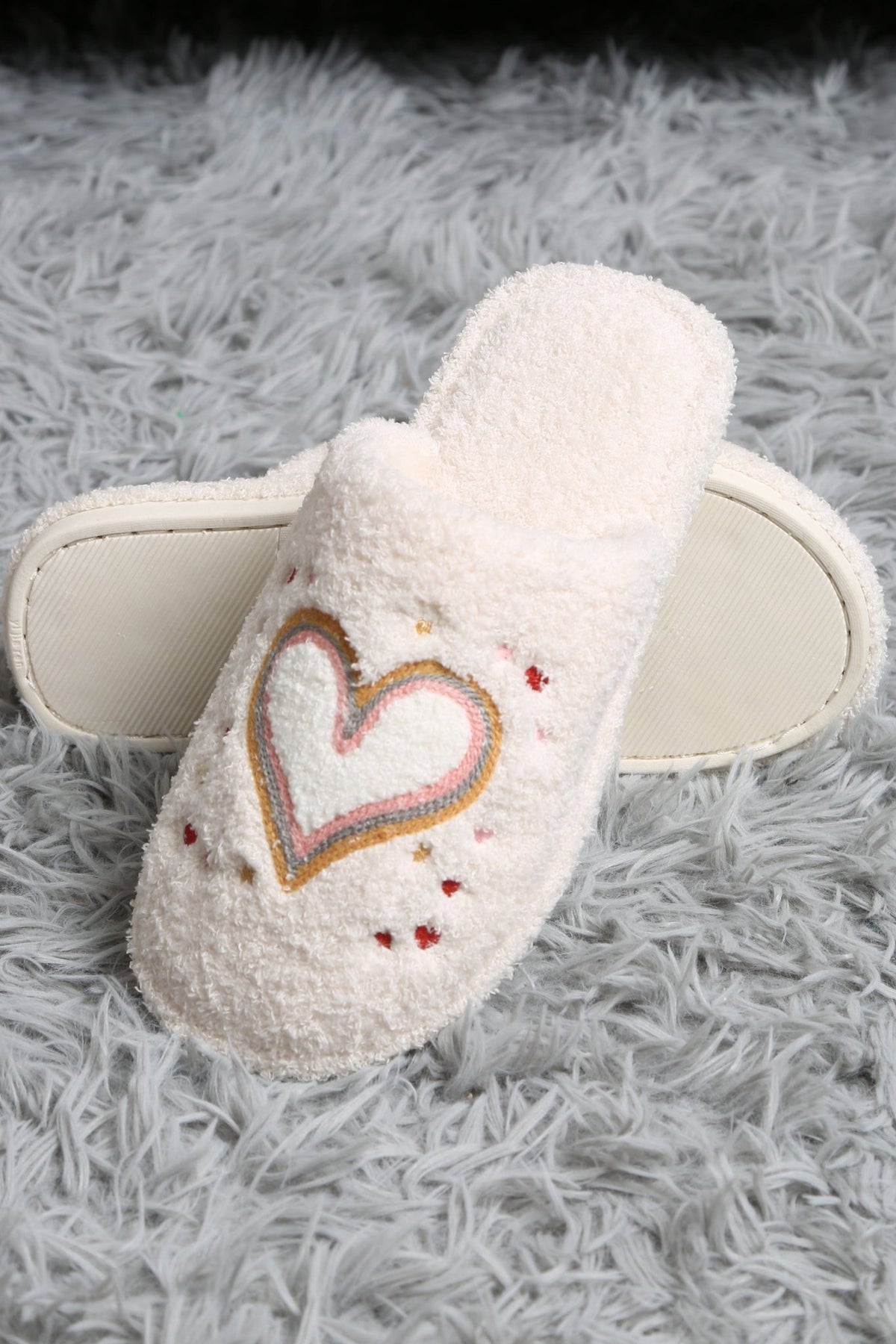 JCL6135 Super Lux Love, Hope, Joy Slippers - MiMi Wholesale