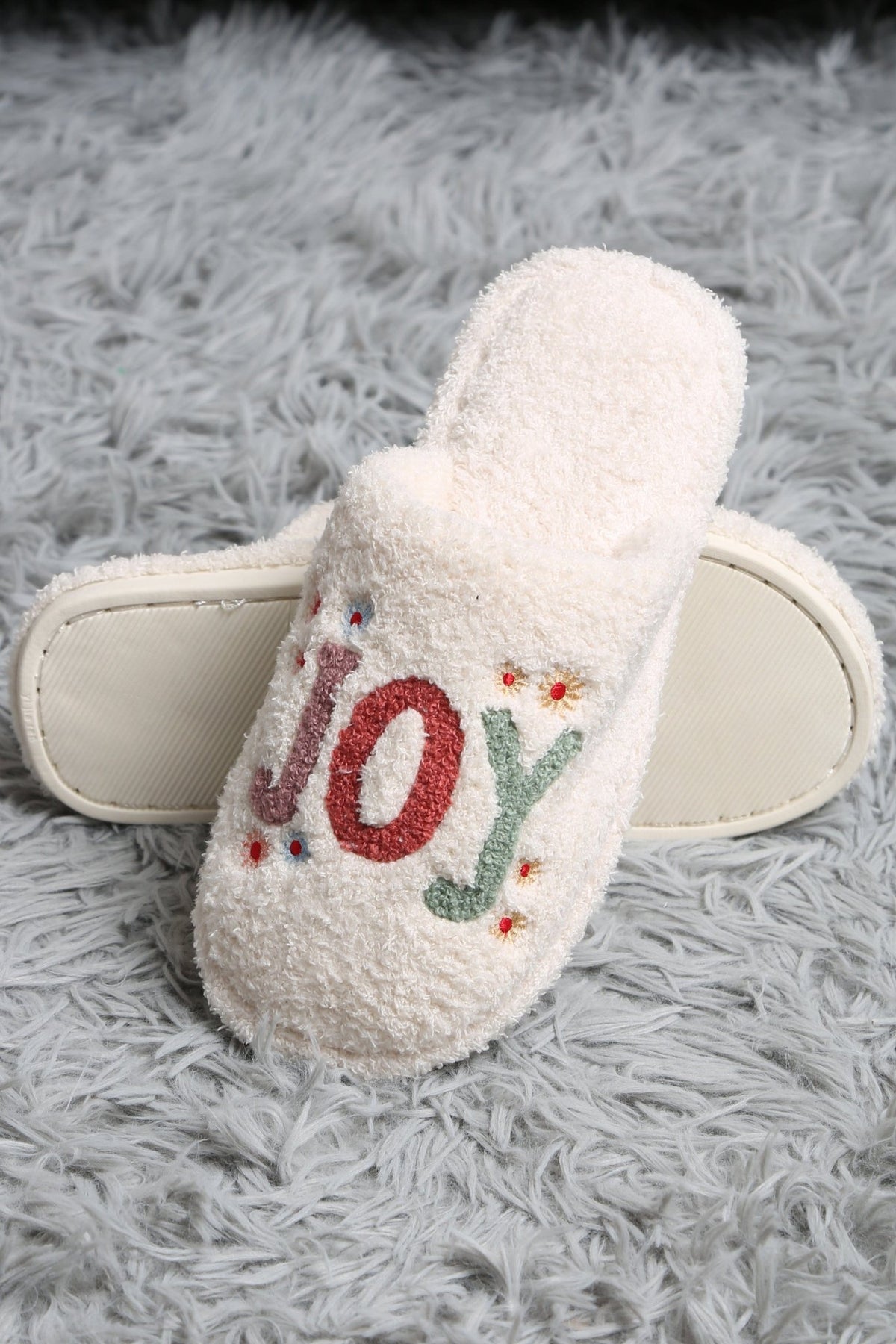 JCL6135 Super Lux Love, Hope, Joy Slippers - MiMi Wholesale