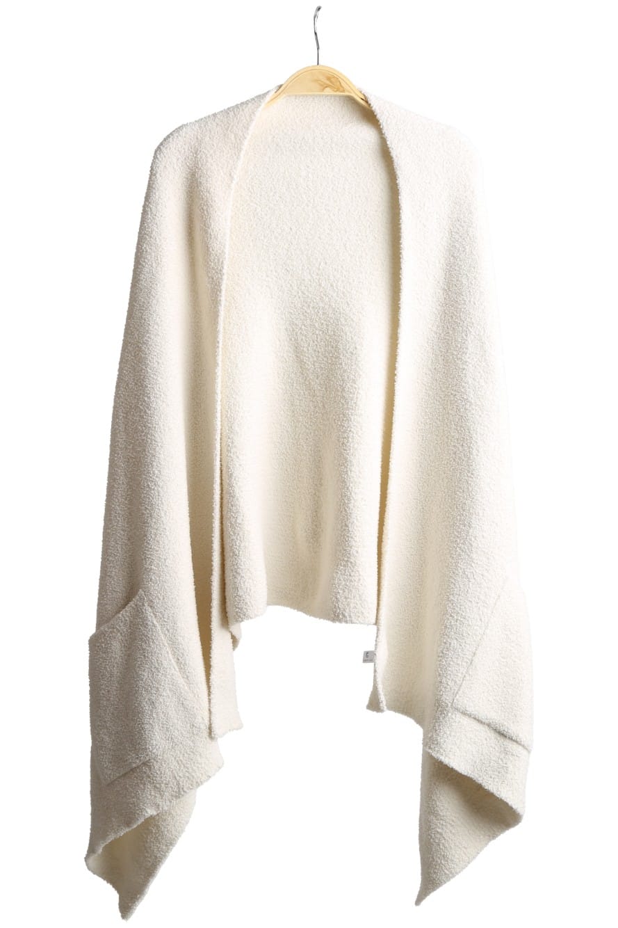 JCL6212 Open Shawl Cardigan with Pockets - MiMi Wholesale