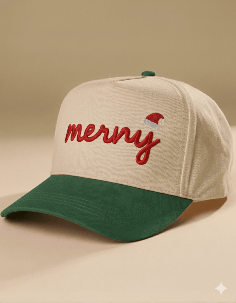 JHCS013 Merry Embroidered Baseball Cap - MiMi Wholesale