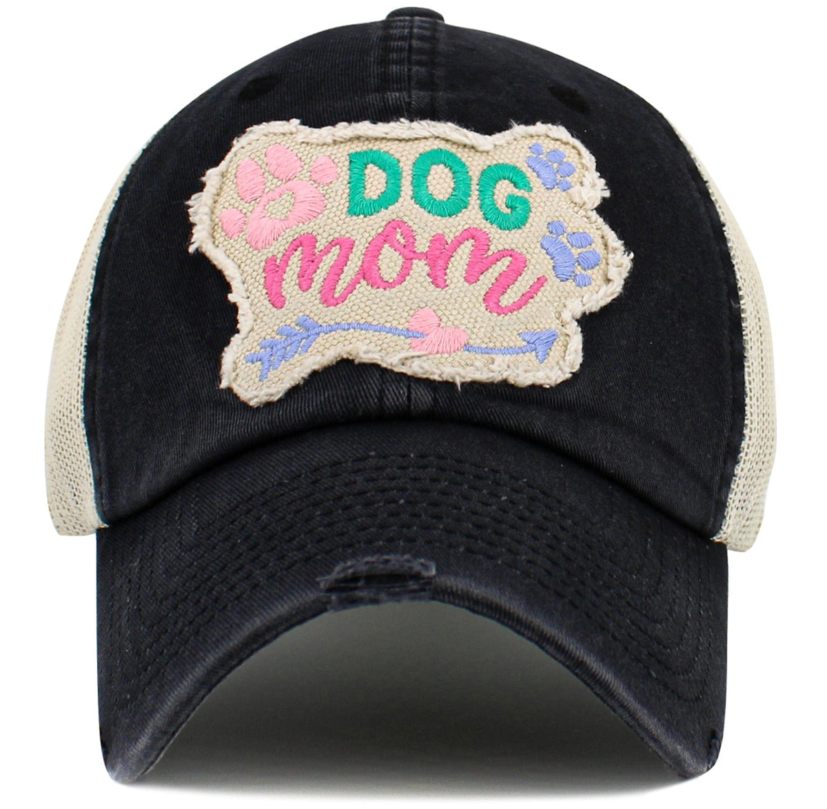 KBV1591 Dog Mom Meshback Baseball Cap - MiMi Wholesale
