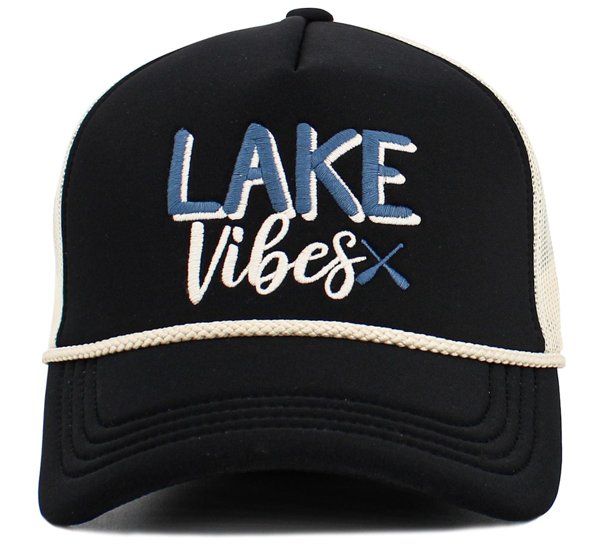KBV1617 Lake Vibes Foam Trucker Mesh Cap - MiMi Wholesale