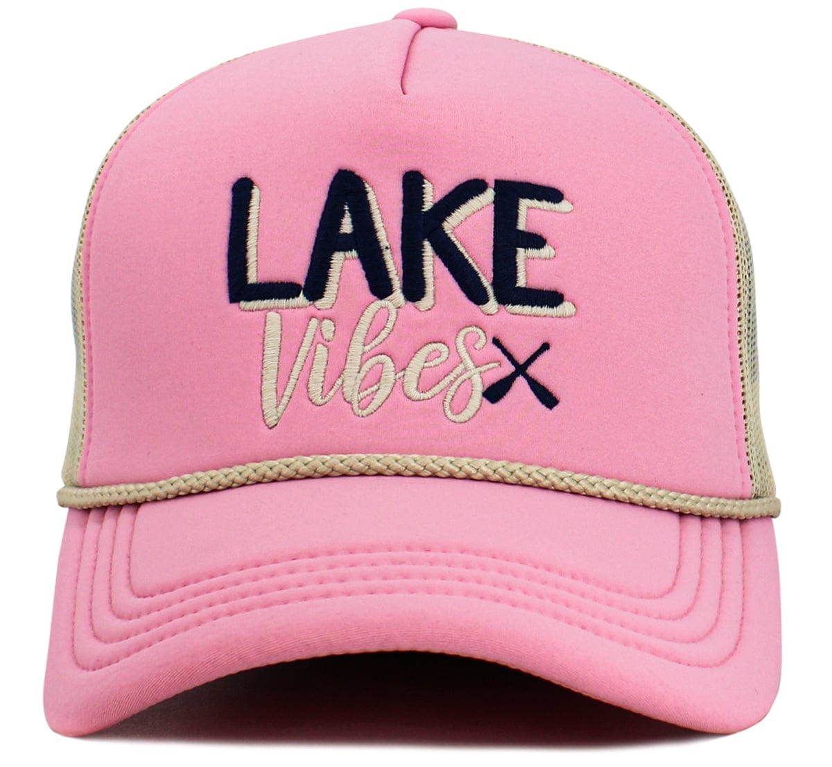 KBV1617 Lake Vibes Foam Trucker Mesh Cap - MiMi Wholesale
