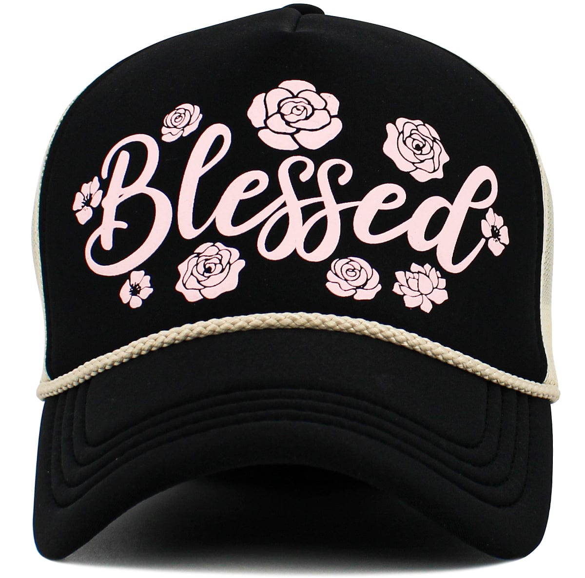 KBV1626 Blessed Foam Trucker Mesh Cap - MiMi Wholesale