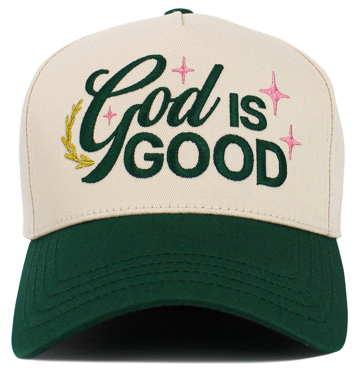 KBV1631 God is Good Five Panel Baseball Cap - MiMi Wholesale