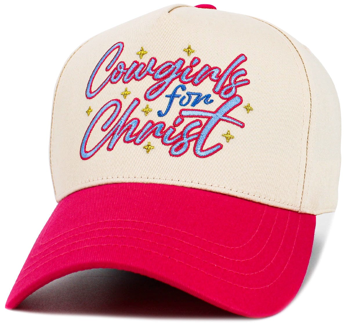 KBV1632 Cowgirls For Christ Five Panel Baseball Cap - MiMi Wholesale