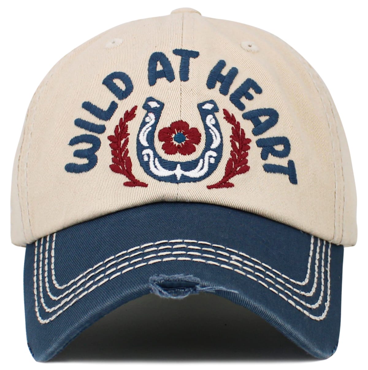 KBV1645 Wild at Heart Vintage Baseball Cap - MiMi Wholesale