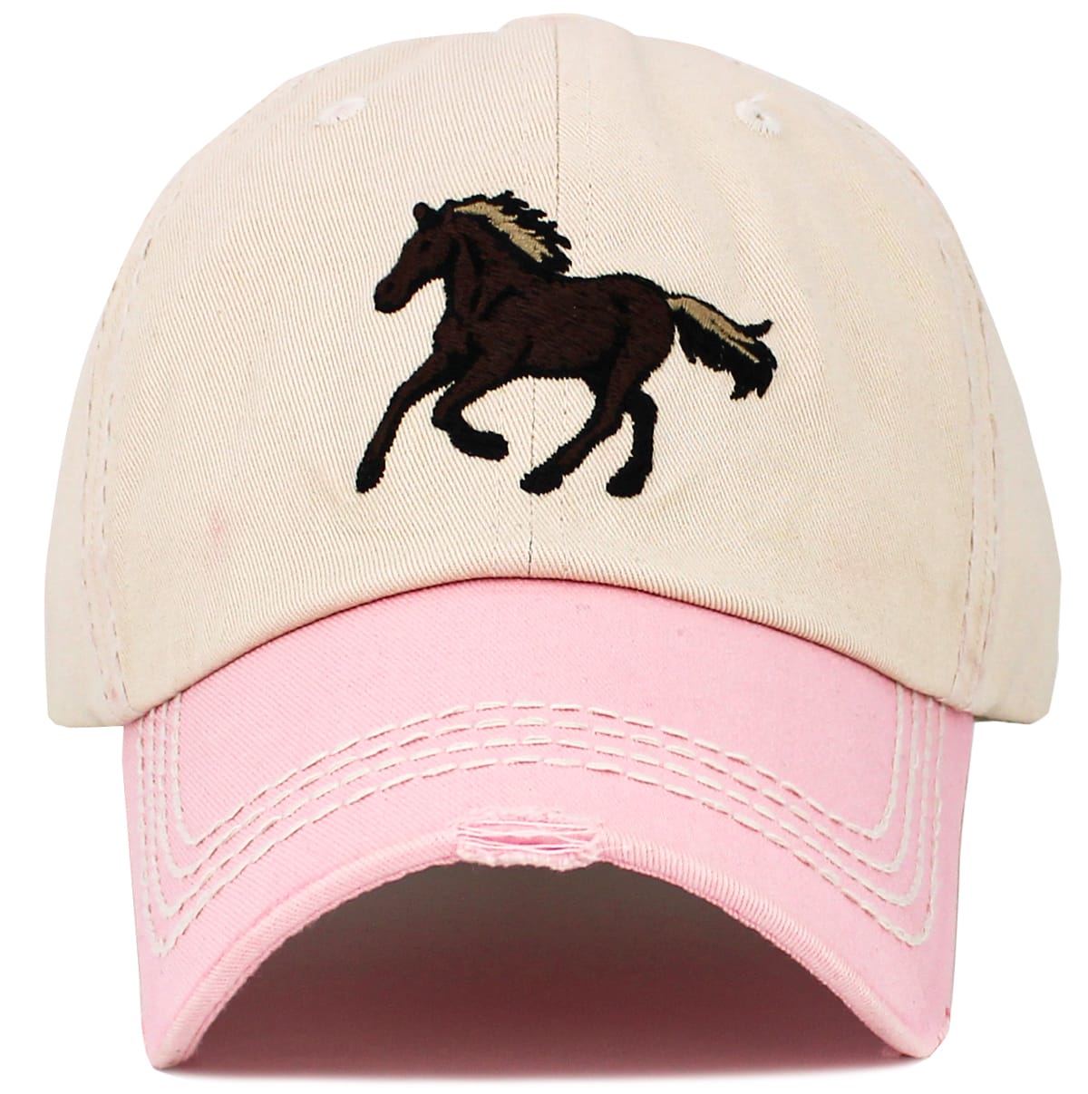 KBV1649 Horse Vintage Baseball Cap - MiMi Wholesale