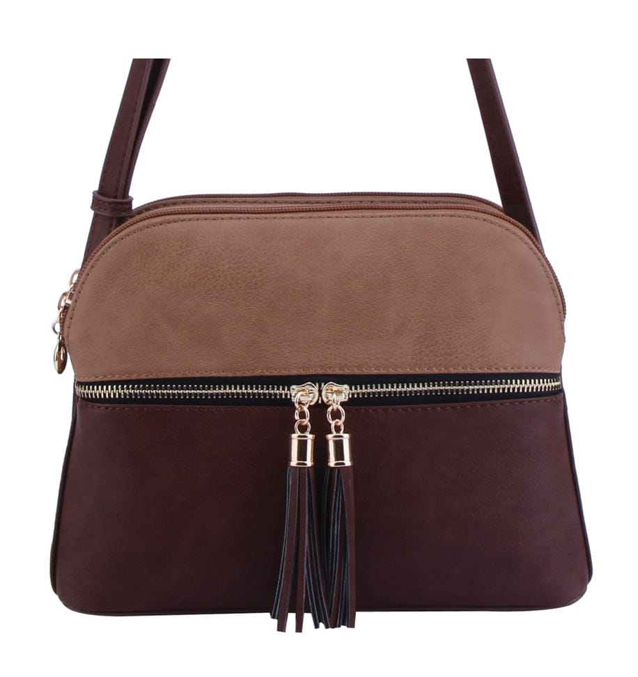 LP050 Selena Crossbody Bag With Tassel Detail - MiMi Wholesale