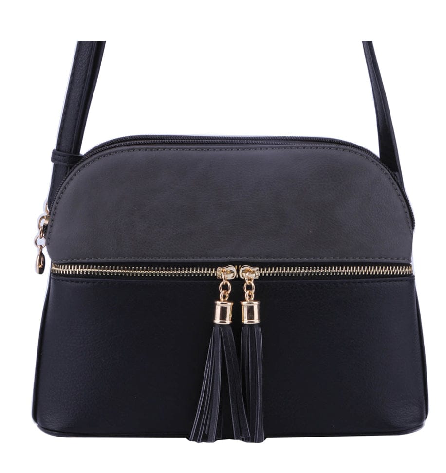 LP050 Selena Crossbody Bag With Tassel Detail - MiMi Wholesale