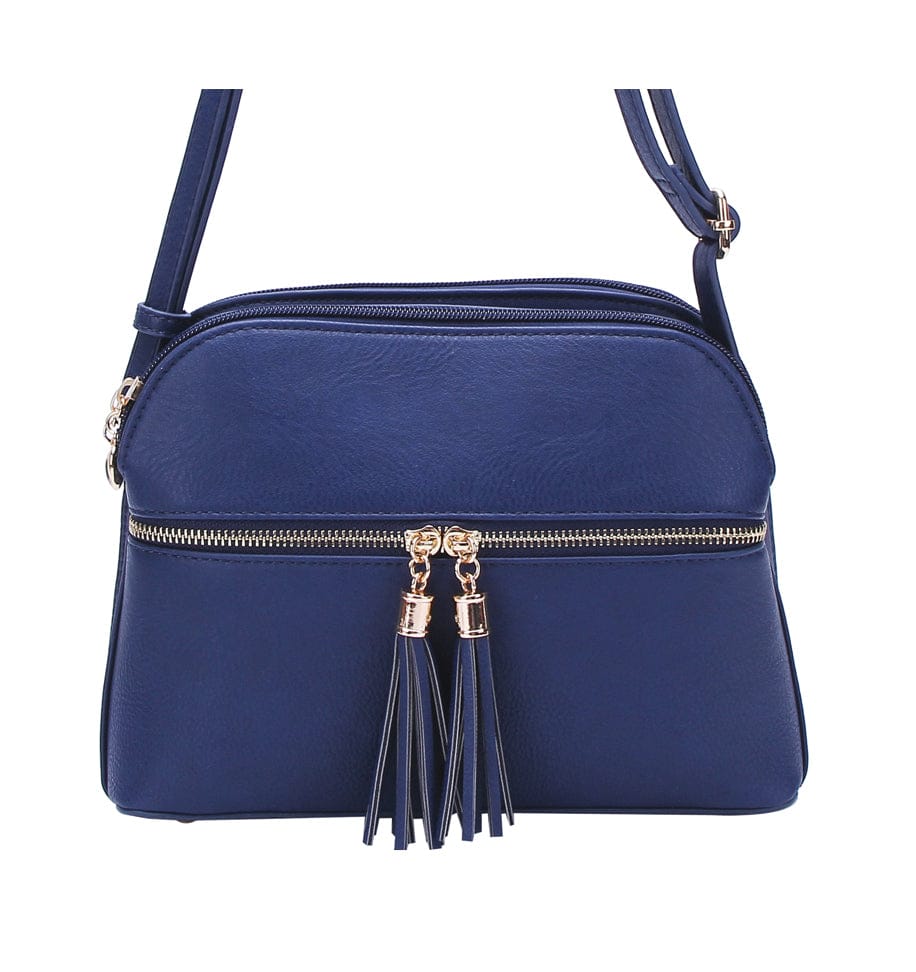 LP050 Selena Crossbody Bag With Tassel Detail - MiMi Wholesale