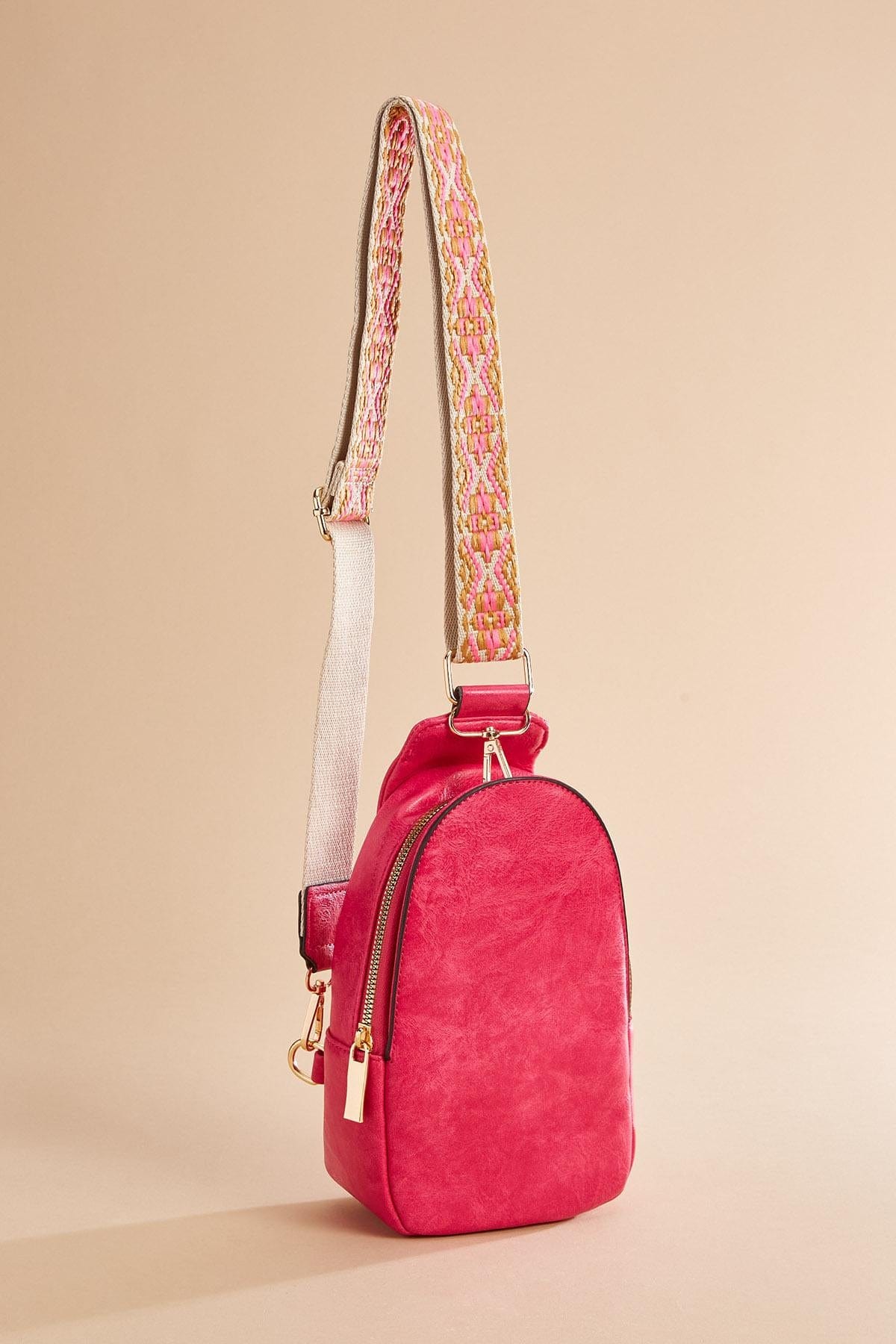 LQ286 - Z Nina Sling Bag With Guitar Strap - MiMi Wholesale