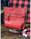 LQF038Z Elina Zipper Front Crossbody Bag - MiMi Wholesale