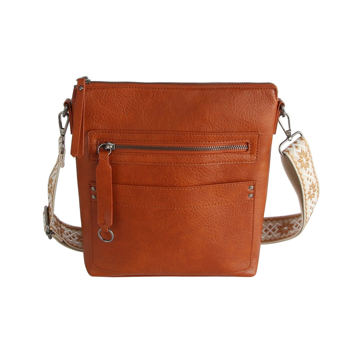 LQF054Z Marti Crossbody Bag With Guitar Strap - MiMi Wholesale
