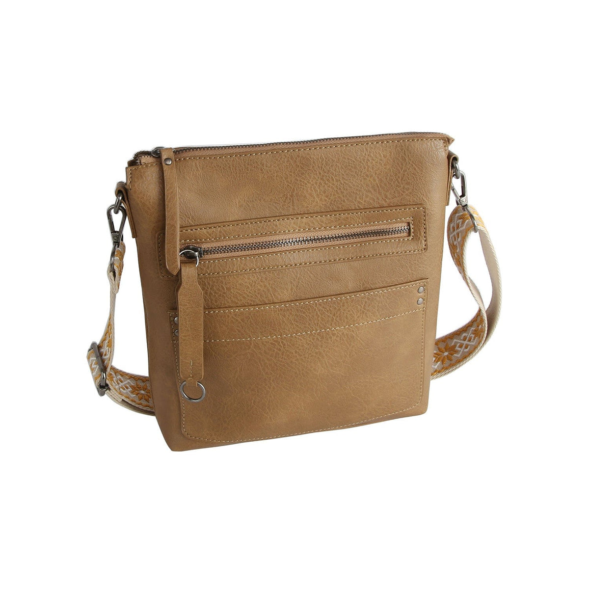LQF054Z Marti Crossbody Bag With Guitar Strap - MiMi Wholesale