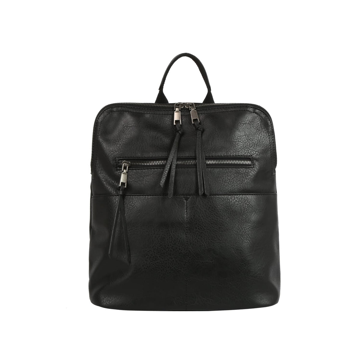 LSD186 - Z Lauren Front Zipper Convertible Backpack - MiMi Wholesale