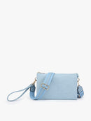 M2056DWV Izzy Diagonal Woven Crossbody w/ Guitar Strap - MiMi Wholesale