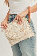MB0184 Janie Straw Clutch/Crossbody - MiMi Wholesale